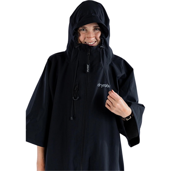 2026 Dryrobe Lite Cambio De Manga Corta Robe AS SS DL BG - Black Grey